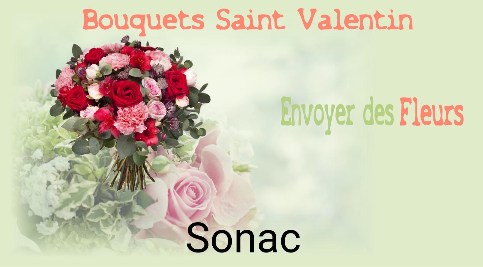 Roses de Saint-Valentin livrées à Sonac